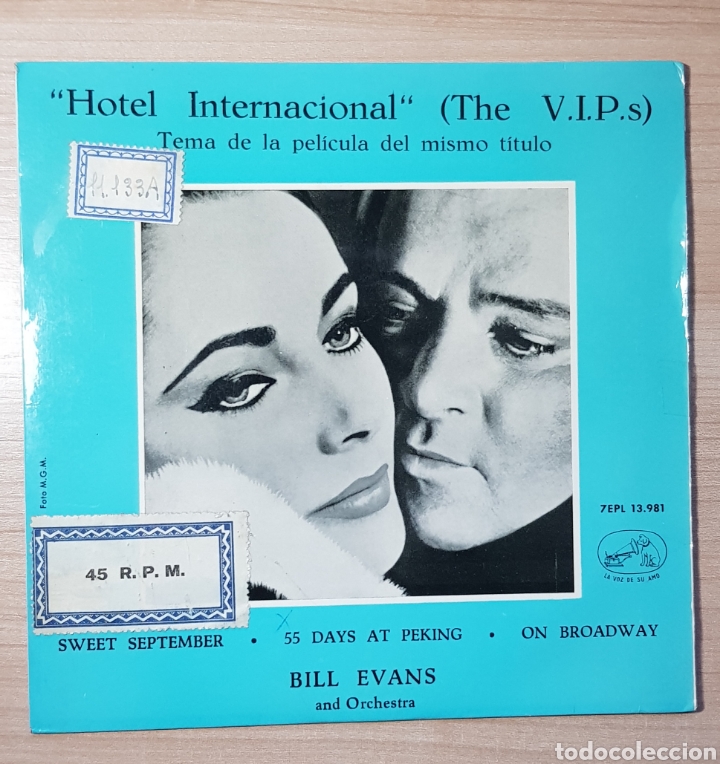 Discos de vinilo: Bill Evans y Orquesta Hotel internacional E.p. - Foto 1