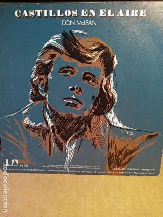 Discos de vinilo: DON Mc LEAN - VINCENT / CASTILLOS EN . - Foto 3
