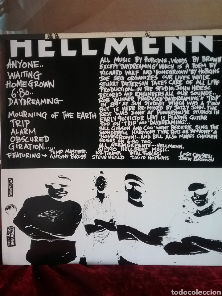 Discos de vinilo: HELLMENN 1990 AUSTRALIA Waterfront Records - Foto 4