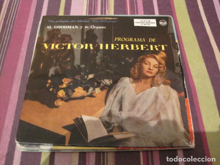 Discos de vinilo: EP AL GOODMAN PROGRAMA DE VICTOR HERBERT RCA 20132 SPAIN EASY LISTENING - Foto 1