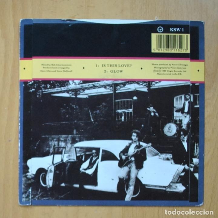 Discos de vinilo: KING SWAMP - IS THIS LOVE ? / GLOW - SINGLE - Foto 2