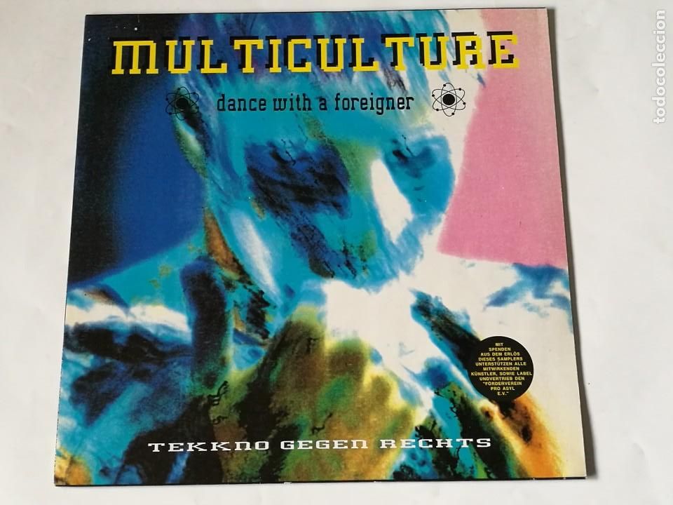 Discos de vinilo: VARIOUS - MULTICULTURE - DANCE WITH A FOREIGNER - 1991 - LP - Foto 1