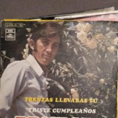 Discos de vinilo: ERNESTO: TRENZAS LLEVABAS TU, TRISTE CUMPLEAÑOS, EMI-REGAL 1969 PROMOCIONAL. Lote 237913755