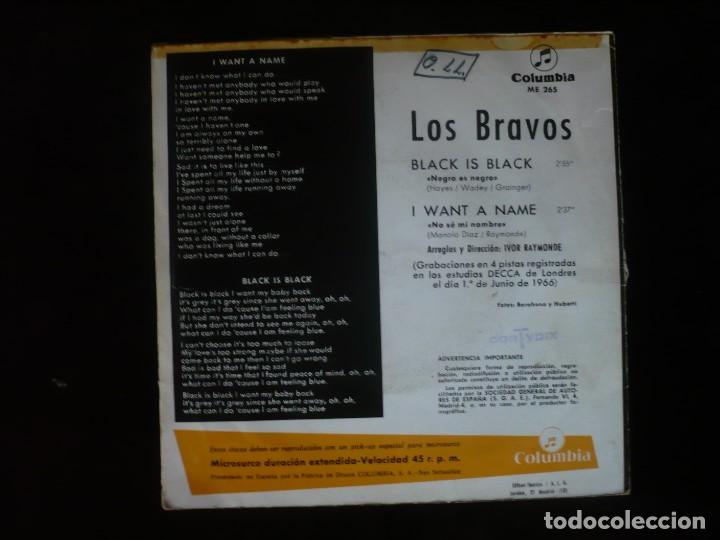 Discos de vinilo: los bravos black is black - con el tricenter - Foto 2