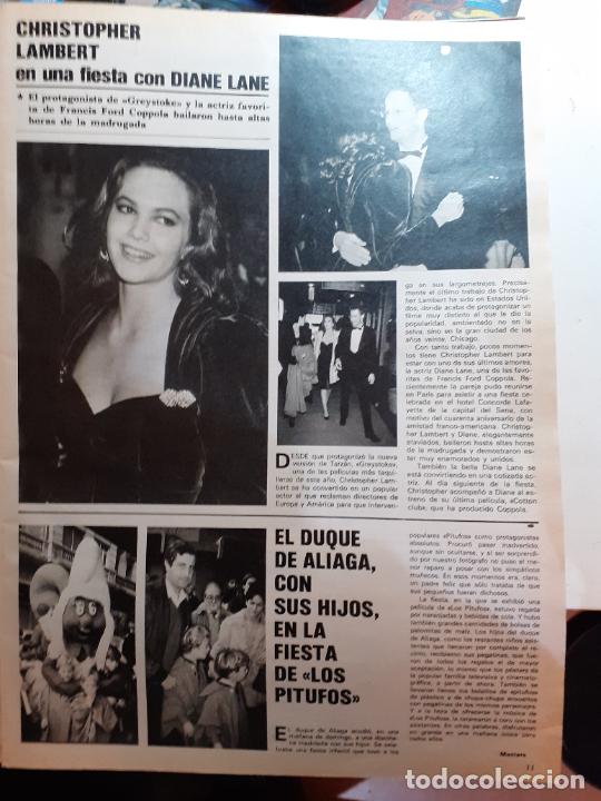 Discos de vinilo: christopher lambert diane lane duque de aliaga los pitufos - Foto 1