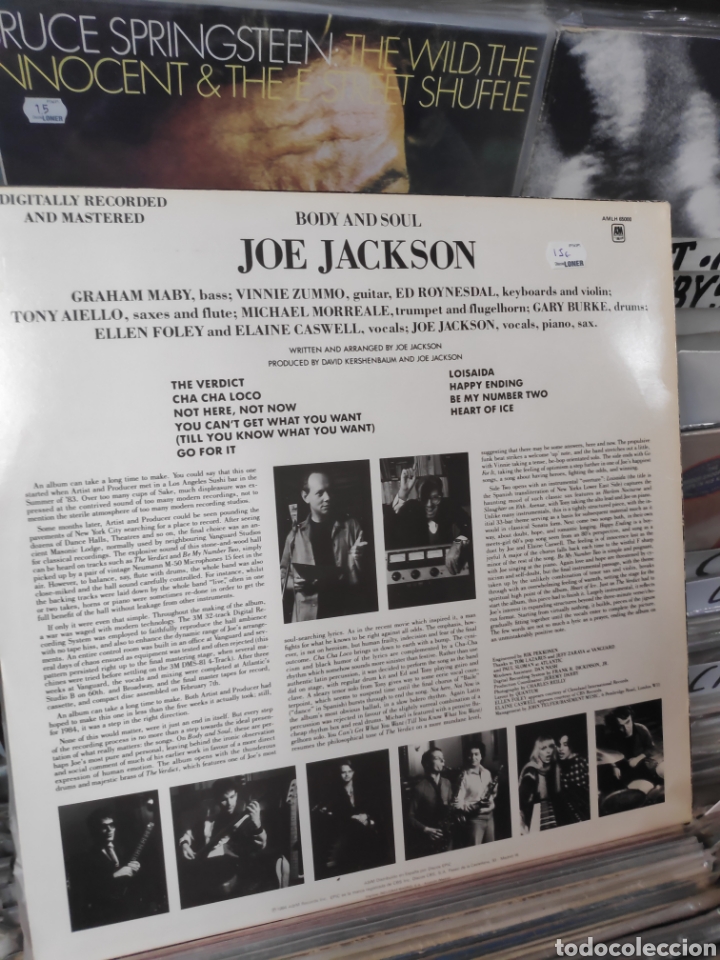 Discos de vinilo: Joe Jackson body and soul - Foto 2