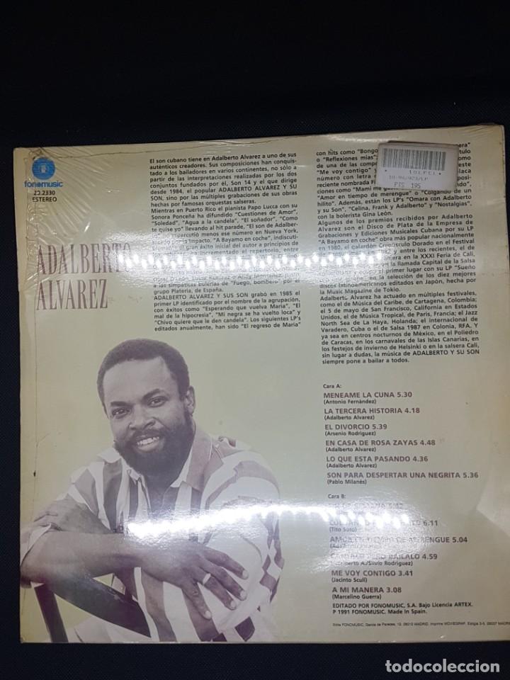 Discos de vinilo: ADALBERTO ALVAREZ - Disco con Grandes Exitos - Foto 2