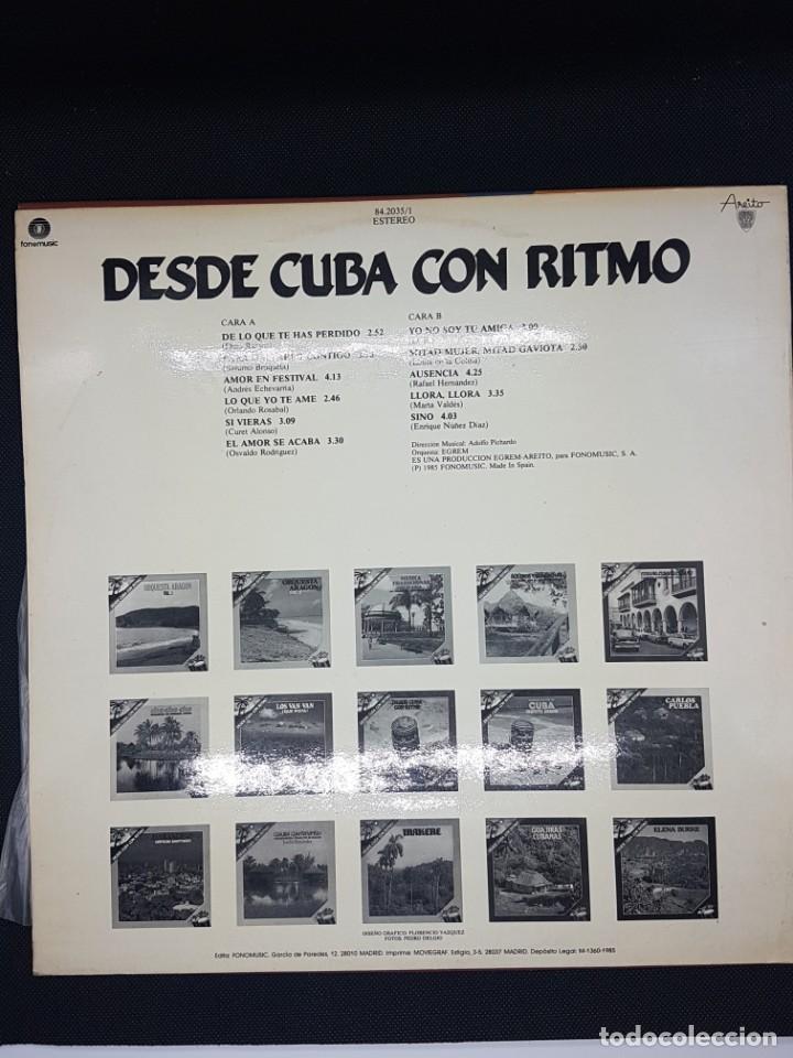 Discos de vinilo: ELENA BURKE - Desde Cuba con Ritmo - - Foto 2