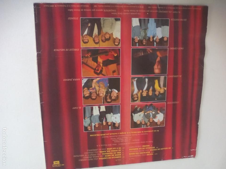 Discos de vinilo: BORDON 4 - CABALLO DE CARTON - EMI 1986 - Foto 2