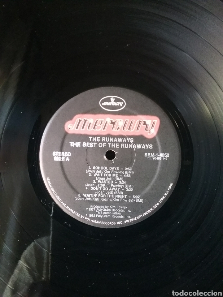 Discos de vinilo: THE RUNAWAYS 1978 Edicion Polygram 1982 - Foto 3
