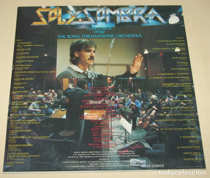 Discos de vinilo: LUIS COBOS - SOLYSOMBRA - CBS 1983 - Foto 2