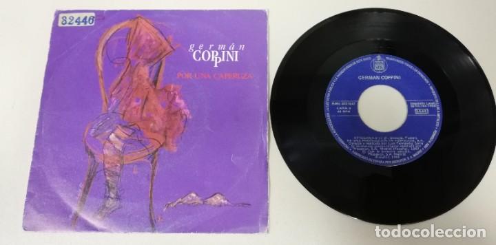 Discos de vinilo: Germ&aacute;n Coppini - Por Una Caperuza (7&rdquo;, Single) - Foto 1