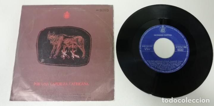 Discos de vinilo: Germ&aacute;n Coppini - Por Una Caperuza (7&rdquo;, Single) - Foto 2
