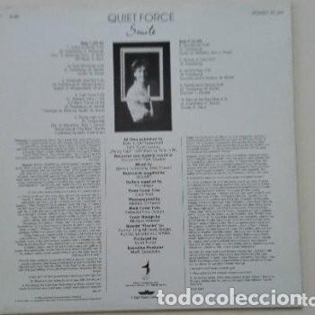 Discos de vinilo: Quiet Force LP Smile Anubis 1989 4A-0633 - Foto 2