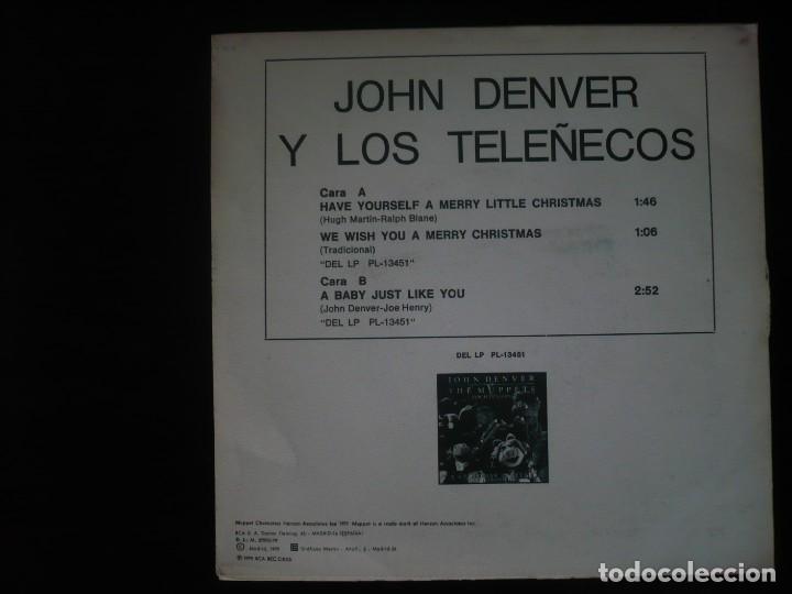 Discos de vinilo: JOHN DENVER Y LOS TELE&Ntilde;ECOS - Foto 2