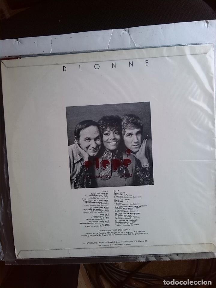 Discos de vinilo: DIONNE WARWICK - DIONNE 1972 - Foto 2