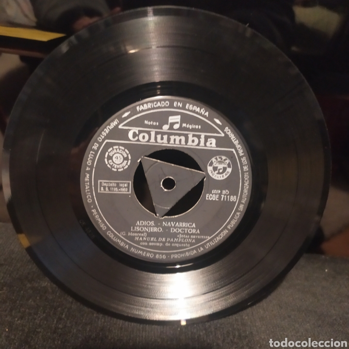 Discos de vinilo: Manuel De Pamplona - Jotas Navarras - Foto 4