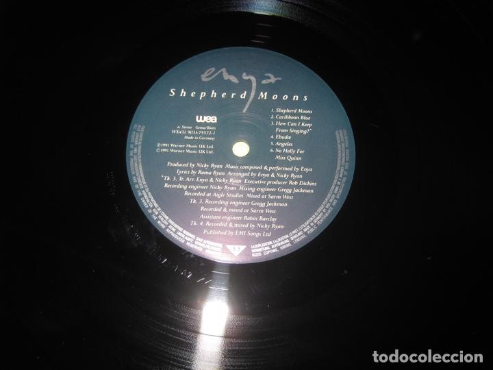 Discos de vinilo: Enya-Shepherd Moons lp Ed. Alemana, disco Ex - Foto 3