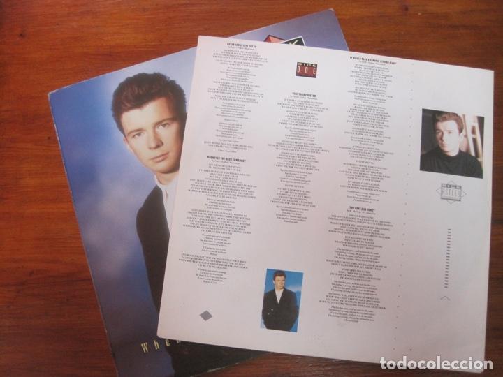 Discos de vinilo: Rick Astley Whenever You Need Somebody - Foto 3