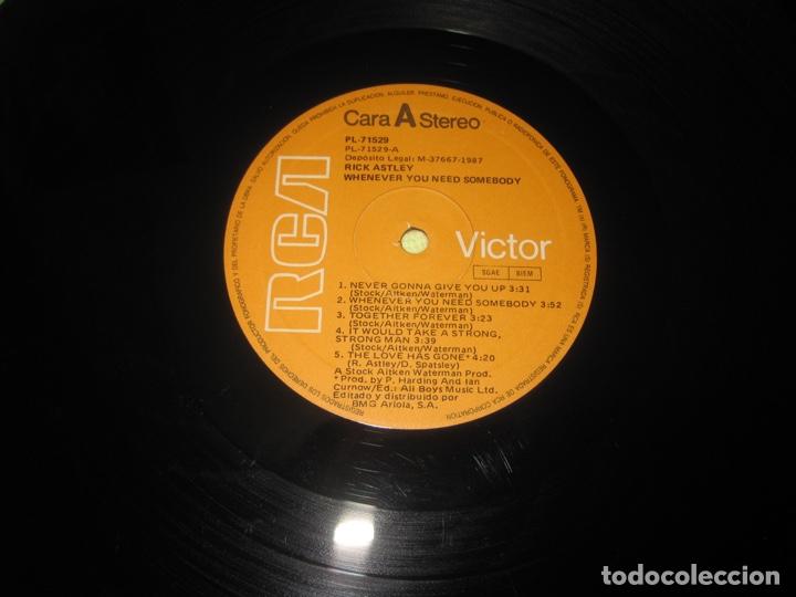 Discos de vinilo: Rick Astley Whenever You Need Somebody - Foto 5