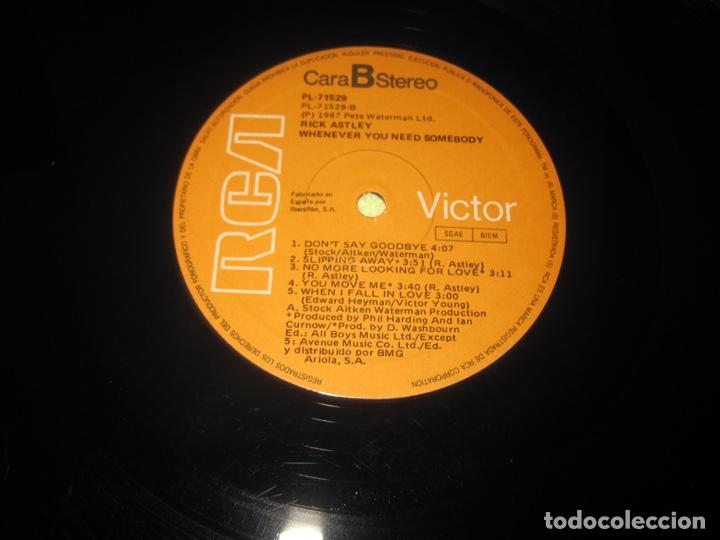 Discos de vinilo: Rick Astley Whenever You Need Somebody - Foto 6
