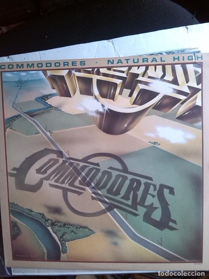 Discos de vinilo: COMMODORES - NATURAL HIGH 1978 USA - Foto 1