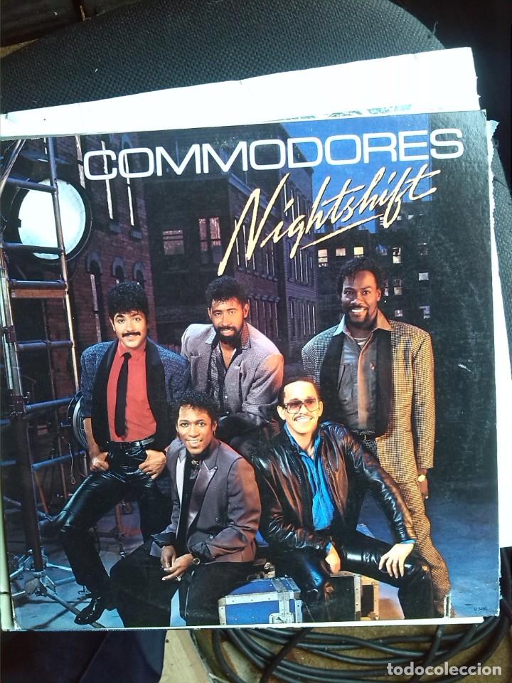 Discos de vinilo: COMMODORES - NIGHTSHIFT 1985 USA - Foto 1