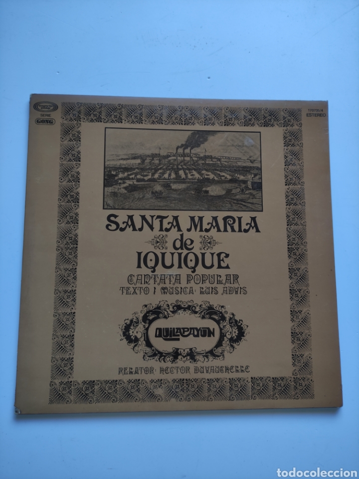 Disques de vinyle: Santa Mar&iacute;a de Iquique cantata popular