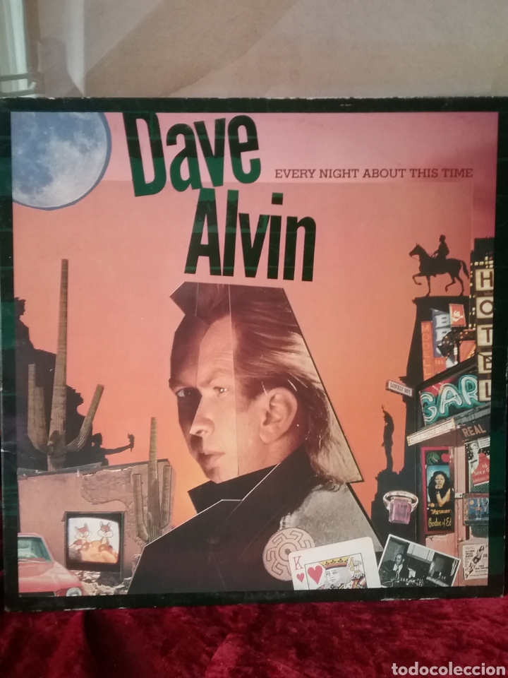 Discos de vinilo: DAVE ALVIN 1987 DEMON RECORDS - Foto 1