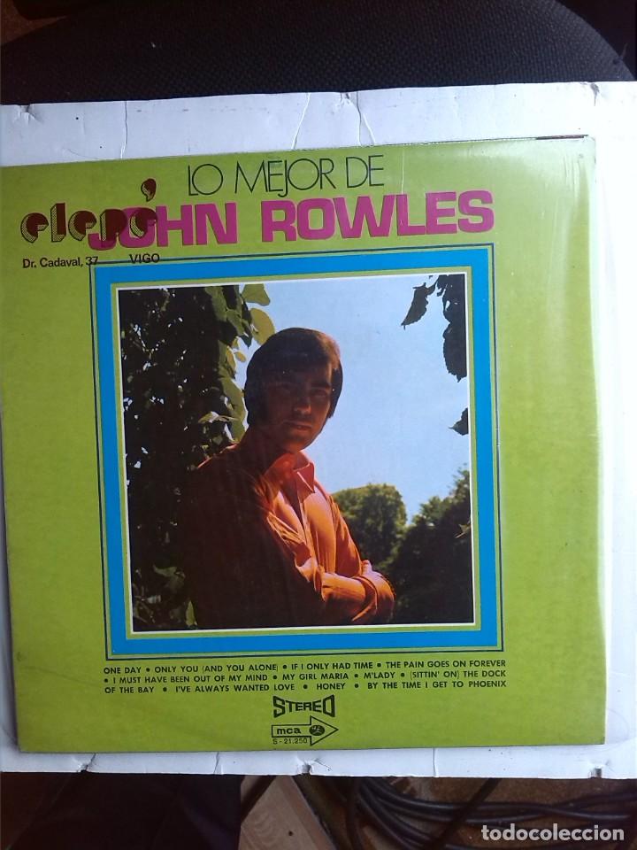 Discos de vinilo: JOHN ROWLES - LO MEJOR DE ..1970 - Foto 1