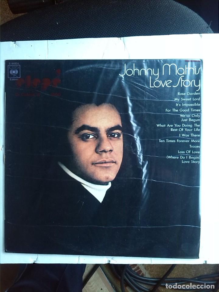 Discos de vinilo: JOHNNY MATHIS - LOVE STORY 1971 - Foto 1
