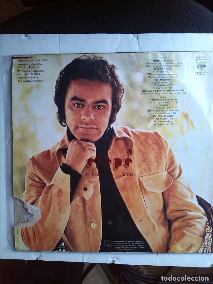 Discos de vinilo: JOHNNY MATHIS - LOVE STORY 1971 - Foto 2