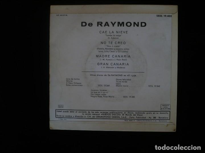 Discos de vinilo: de raymond - cae la nieve - Foto 2