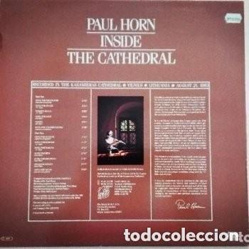 Discos de vinilo: Paul Horn Inside the Cathedral LP 1986 - Foto 2