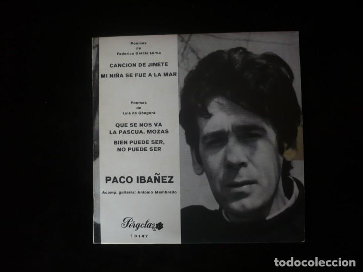 Discos de vinilo: paco iba&ntilde;ez - cancion de jinete - como nuevo - Foto 1