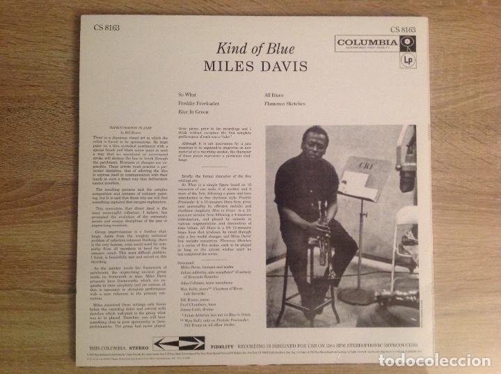Discos de vinilo: Disco vinilo Miles Davis kind of blue - Foto 2