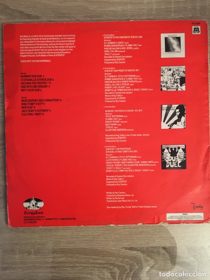 Discos de vinilo: Disco vinilo Scientist Crucial cuts - Foto 2