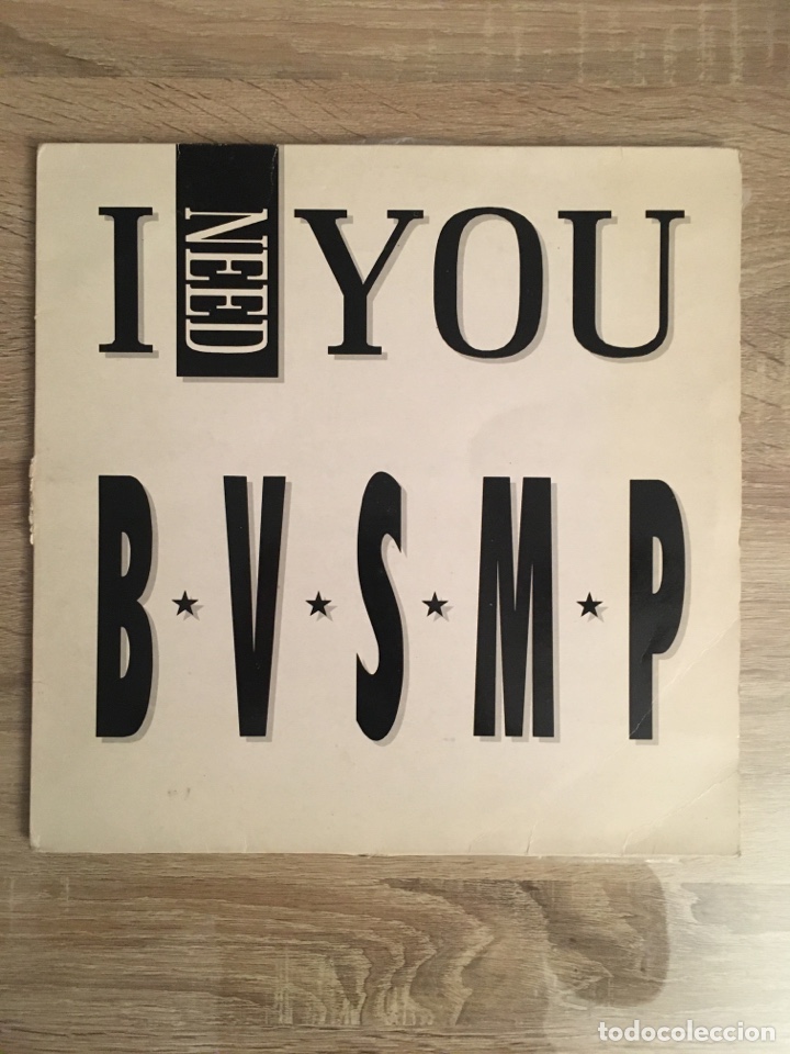 Discos de vinilo: Disco vinilo BVSMP Ineed you - Foto 1