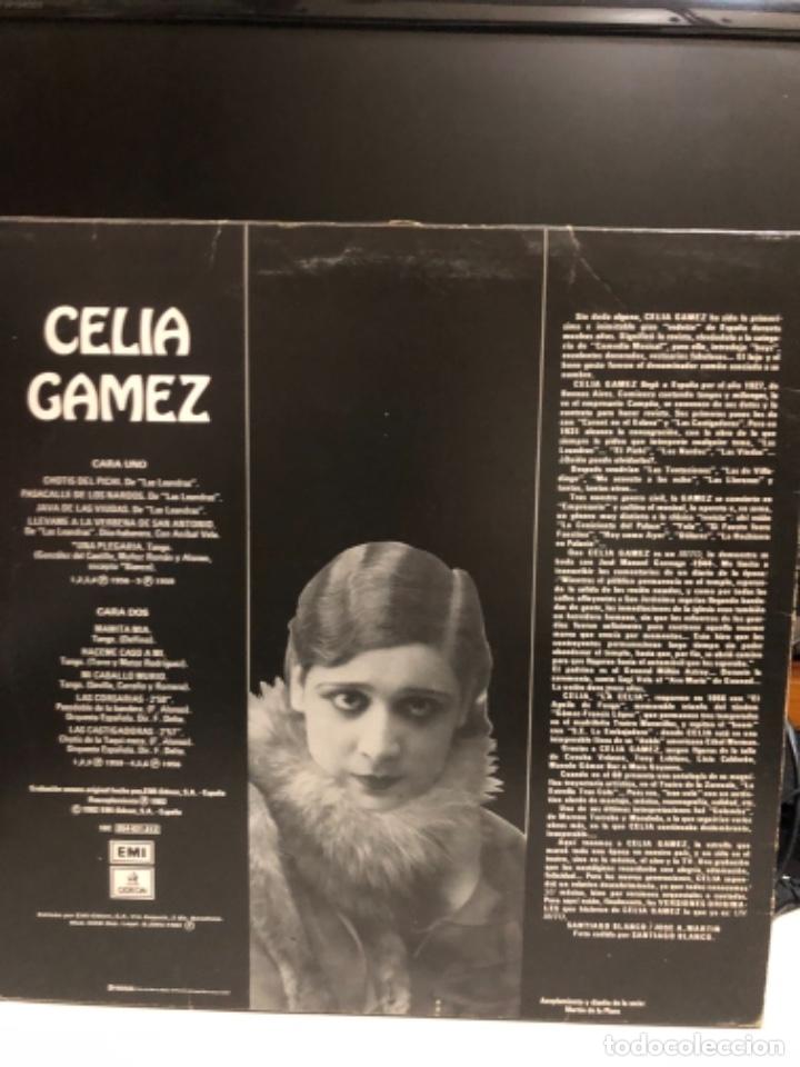 Discos de vinilo: Disco vinilo Celia G&aacute;mez Con Plumas - Foto 2