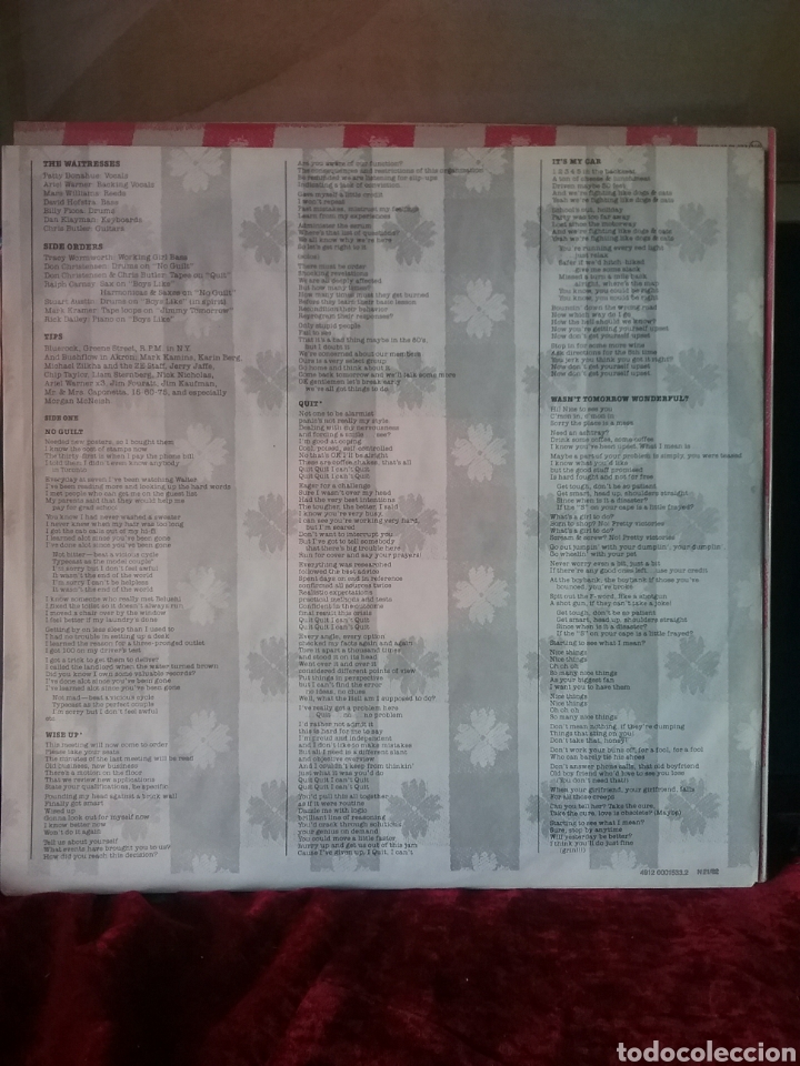 Discos de vinilo: THE WAITRESSES 1982 Polydor Records - Foto 3