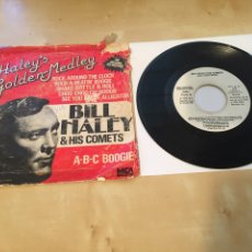 Discos de vinilo: BILL HALLEY & HIS COMETS - HALEY’S GOLDEN MEDLEY - SINGLE RADIO PROMO 7” - 1981 ESPAÑA. Lote 238379570
