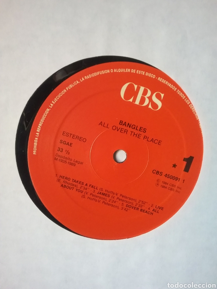 Discos de vinilo: BANGLES 1984 CBS Spain - Foto 3