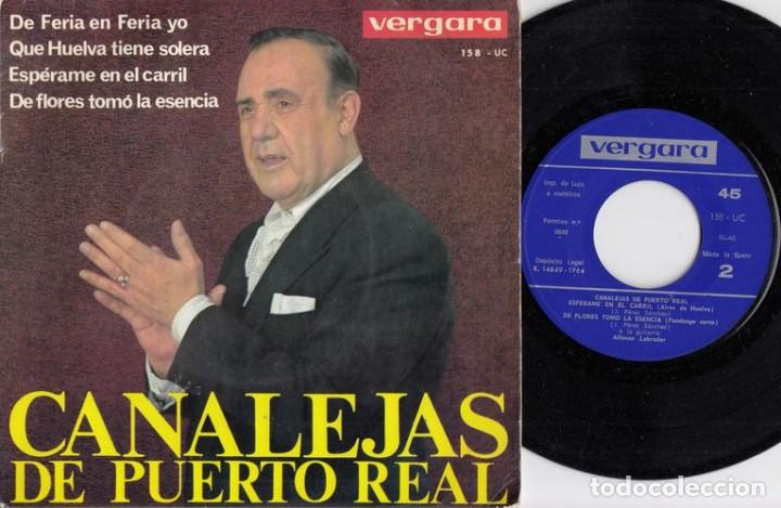 Vinyl records: CANALEJAS DE P&Ugrave;ERTO REAL - ESPERAME EN EL CARRIL - EP DE VINILO