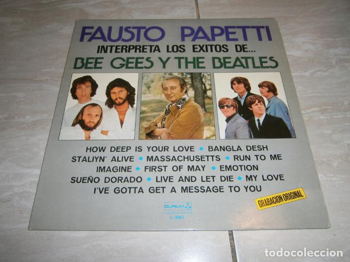 Discos de vinilo: ANTIGUO DISCO VINILO LP - FAUSTO PAPETTI - D3 - Foto 1