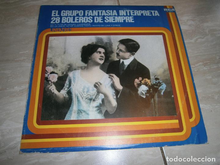 Vinyl-Schallplatten: ANTIGUO DISCO VINILO LP - GRUPO FANTASIA (BOLEROS) - D3