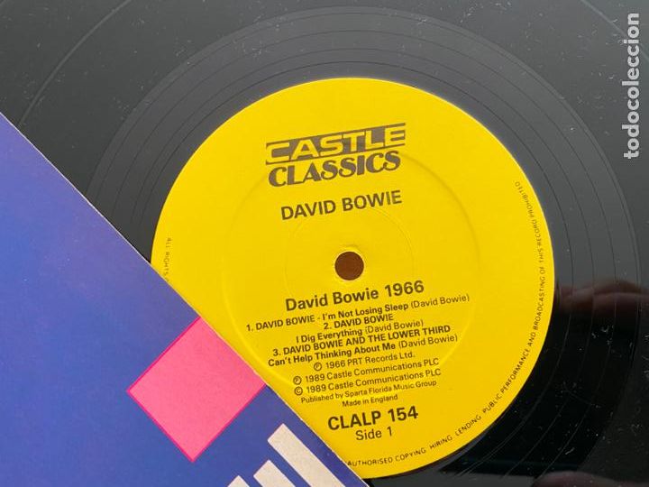 Discos de vinilo: DAVID BOWIE 1966 MINI LP SIX TRACK (B-20) - Foto 2