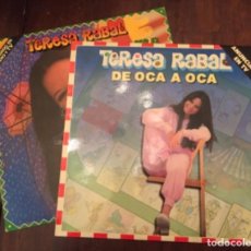 Discos de vinilo: 2 DISCO VINILO TERESA RABAL. DE OCA A OCA Y LOCA POR EL CIRCO. Lote 316847588
