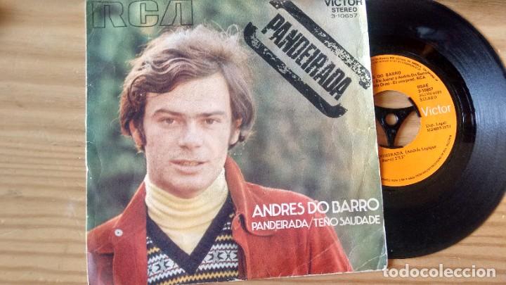 Discos de vinilo: SINGLE (VINILO) DE ANDRES DO BARRO A&Ntilde;OS 70 - Foto 1