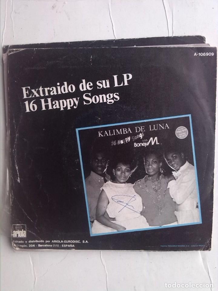 Discos de vinilo: BONEY M - HAPPY SONG 7&rdquo; - Foto 2