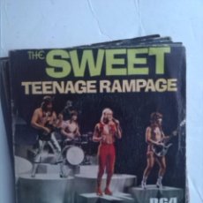 Discos de vinilo: THE SWEET - TEENAGE RAMPAGE 7” SINGLE. Lote 238593345